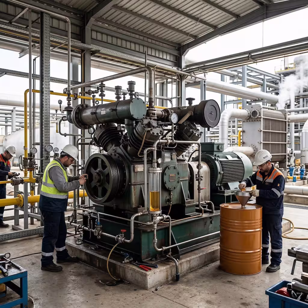 Doğal Gaz Kompresörü Yağları